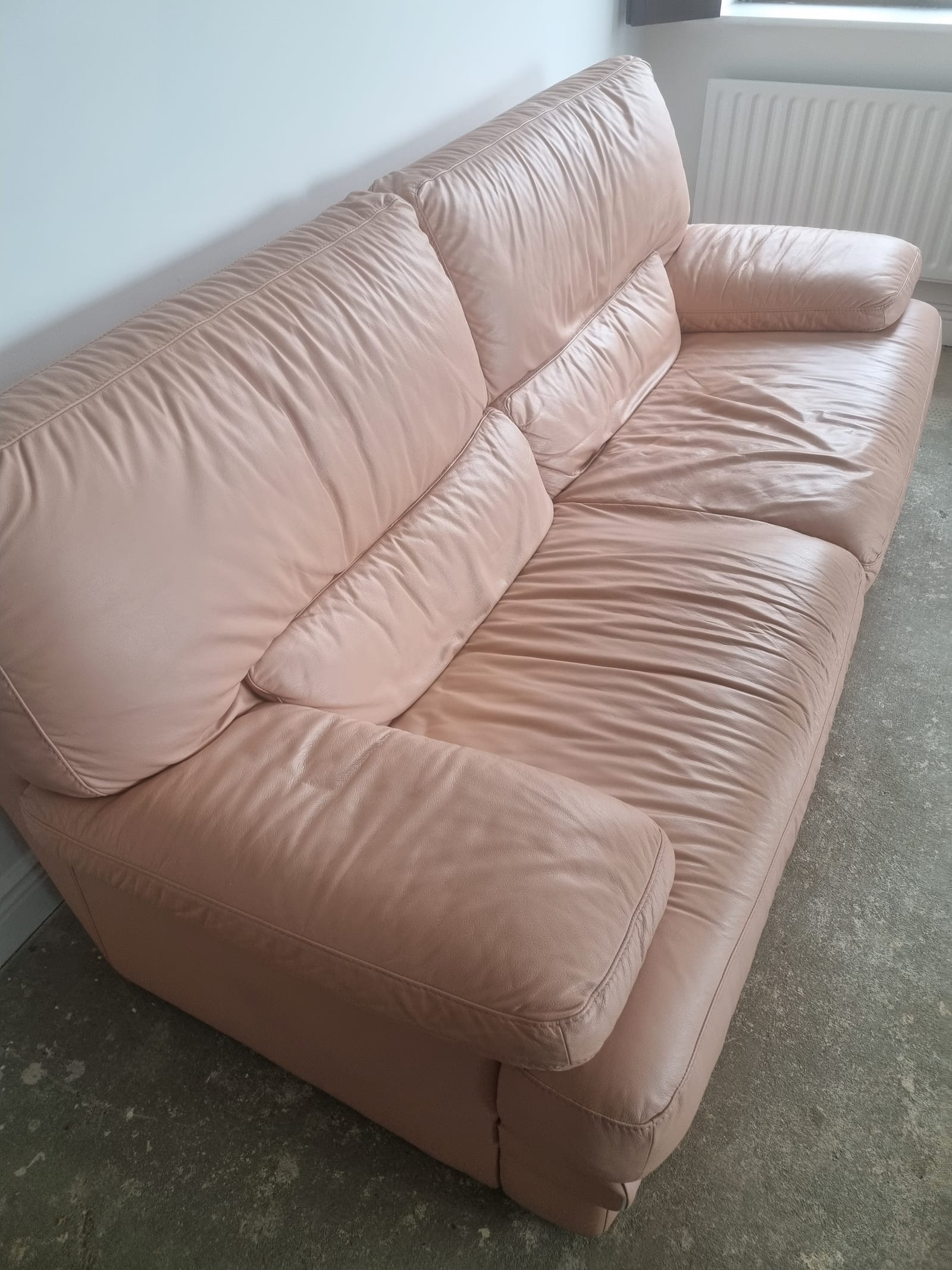 A sofa removed as part of a furniture clearance